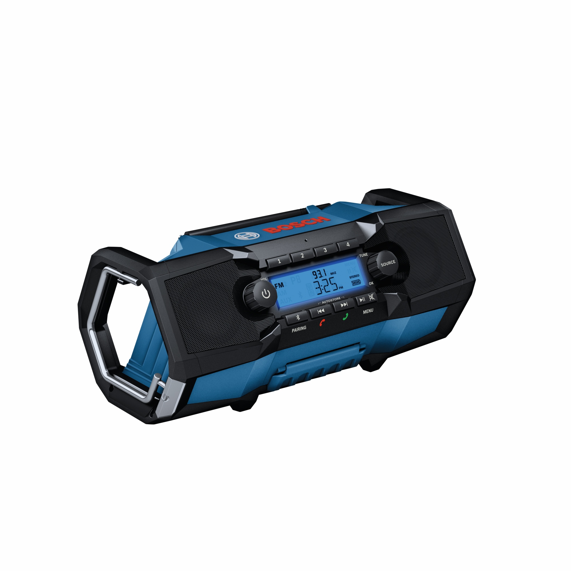 Bosch 18V Compact Jobsite Radio — Bluetooth 5.0, USB Port, IP54 Rated, Model# GPB18V-2CN